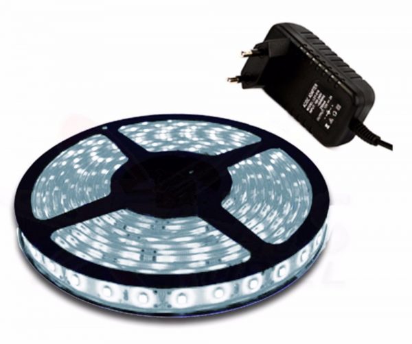 fita led branca fria 5mts dupla face 5050 12v 300leds fonte D NQ NP 676201 MLB20304405344 052015 F