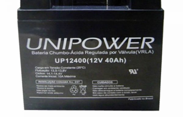 Bateria para nobreak 12 volts 40 amp – Homologada